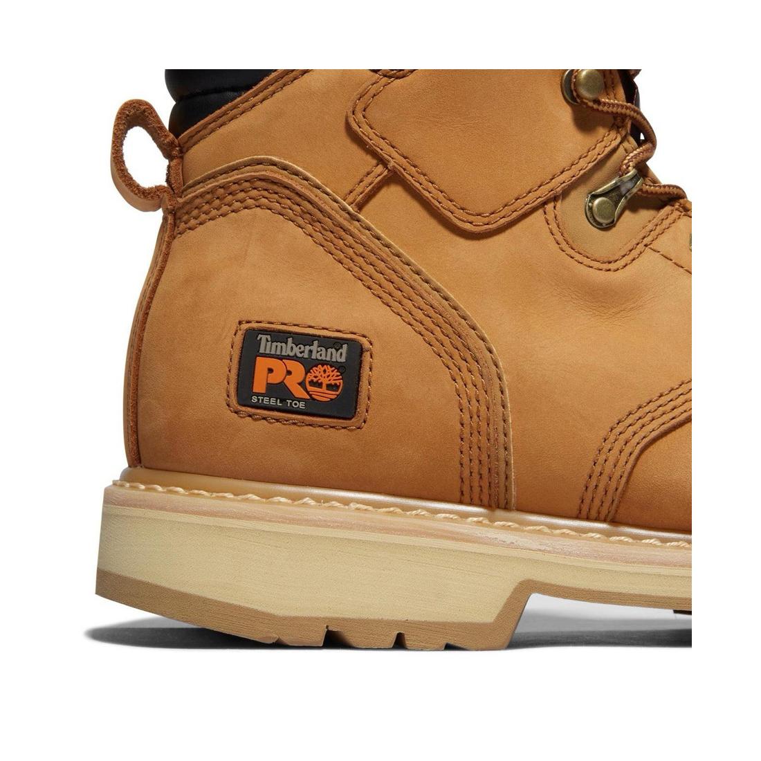 Timberland Pro Pit Boss 6 Inch Steel-Toe Work Boot Wheat View