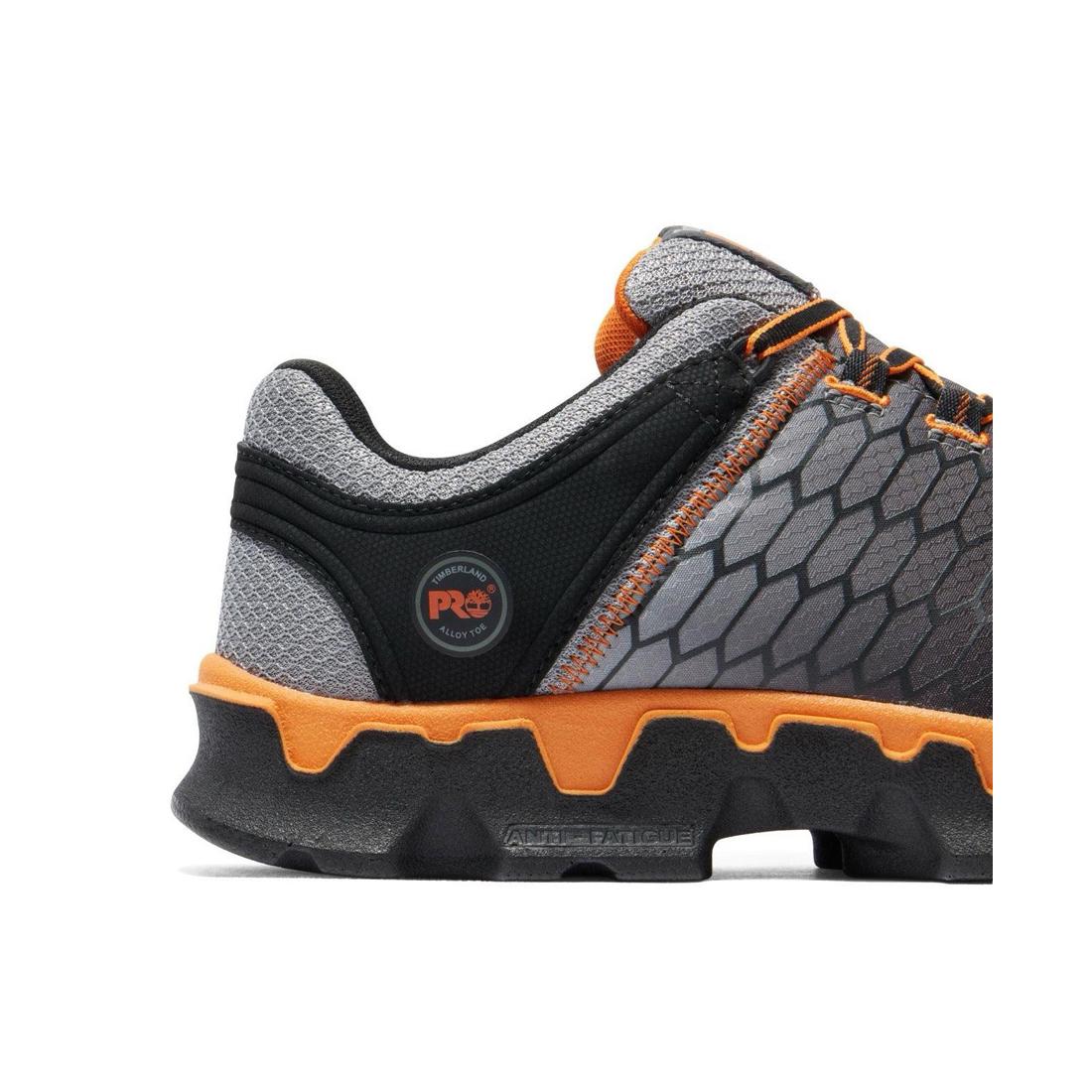 Timberland Pro Powertrain Sport Alloy-Toe Work Shoe Orange View