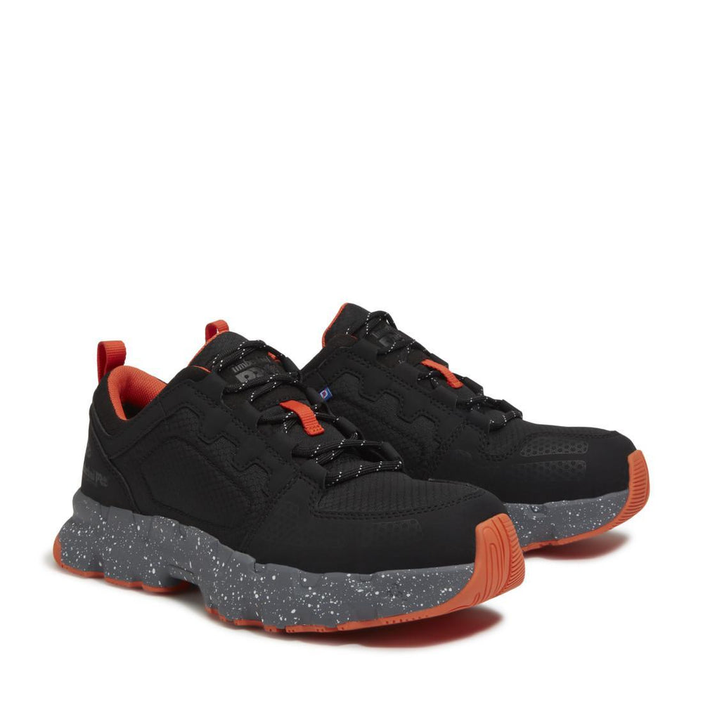 Timberland Pro Powertrain EV SD10 Composite Toe Work Shoes Black Front-upper View