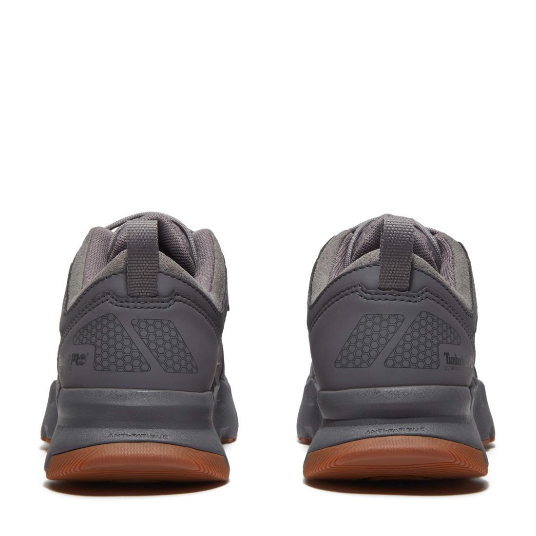 Timberland Pro Powertrain EV SD10 Composite Toe Work Shoes Grey Heel-Back View