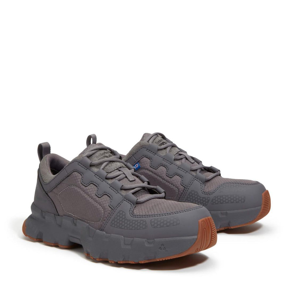 Timberland Pro Powertrain EV SD10 Composite Toe Work Shoes Grey Pair View