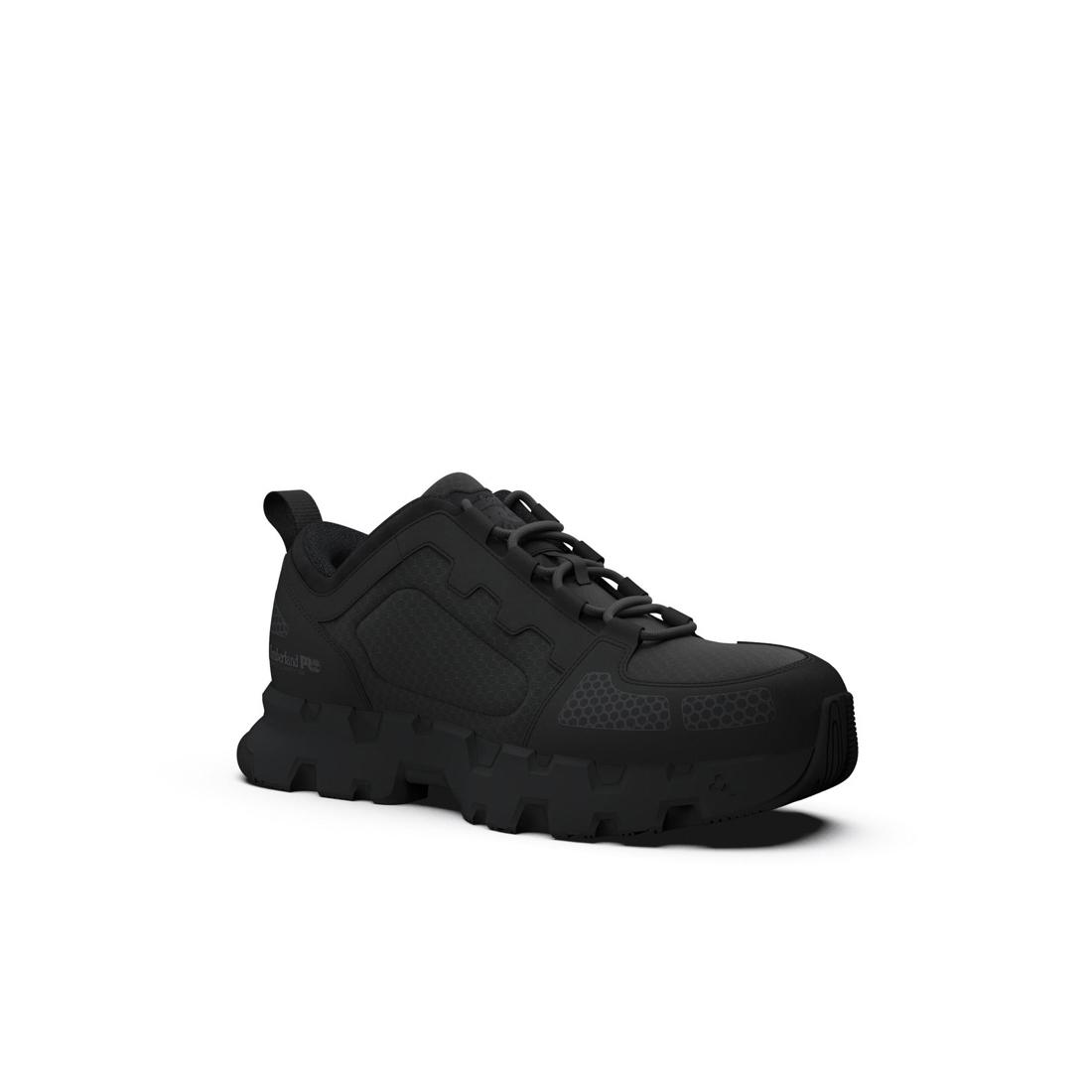Timberland Pro Powertrain Ev Composite-Toe Work Shoe Black Medial View