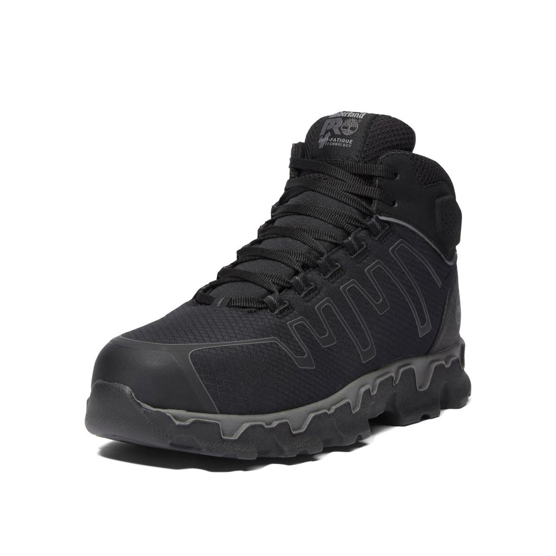 Timberland Pro Powertrain Sport Alloy-Toe Work Boot Black Detail View