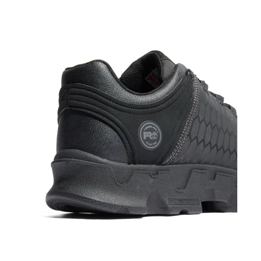 Timberland Pro Powertrain Sport Alloy-Toe Work Shoe Black View