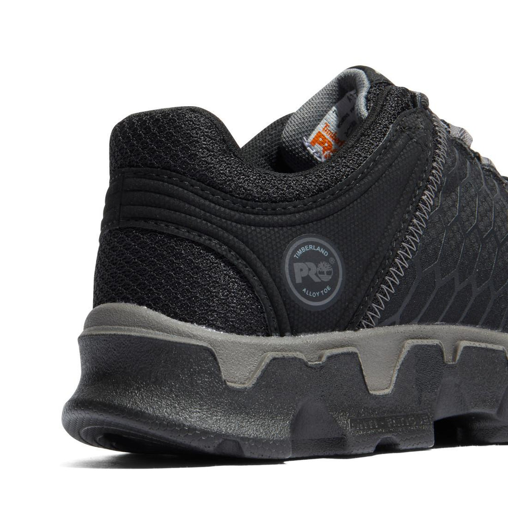 Timberland Pro Powertrain Sport SD35 Women’s Alloy Toe Work Shoes – Black Detail View