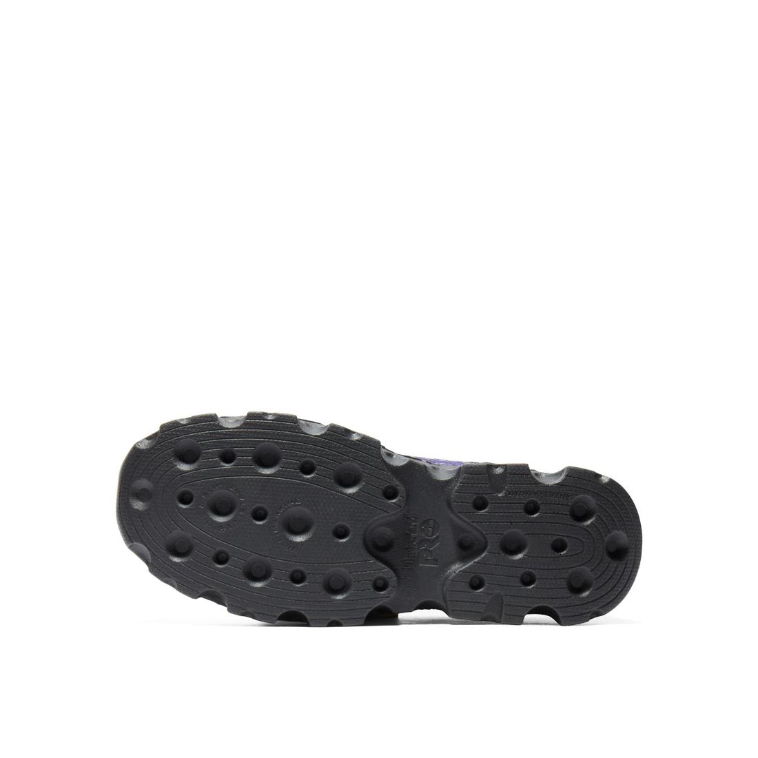 Timberland Pro Women's Powertrain Sport Alloy-Toe Work Shoe Black/Purple Sole View