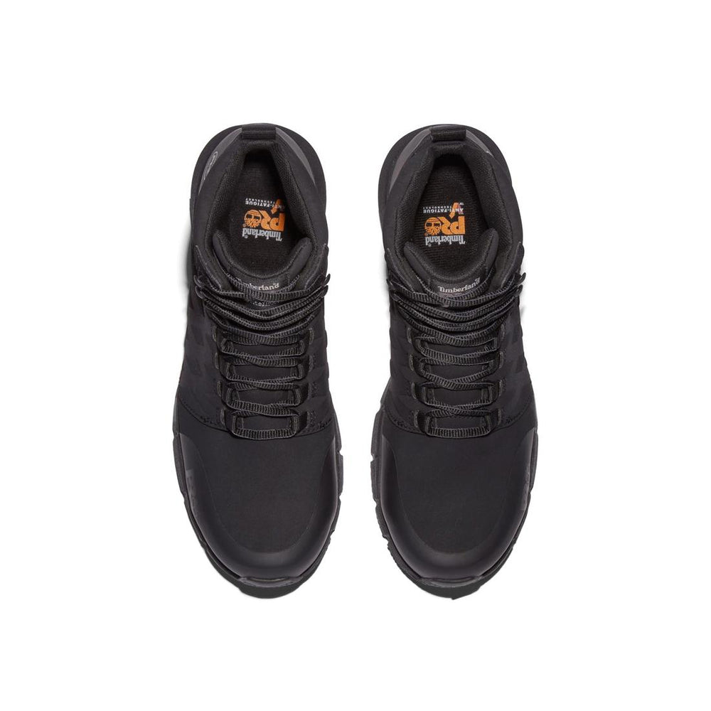 Timberland Pro Radius Composite-Toe Work Boot Black Front-upper View