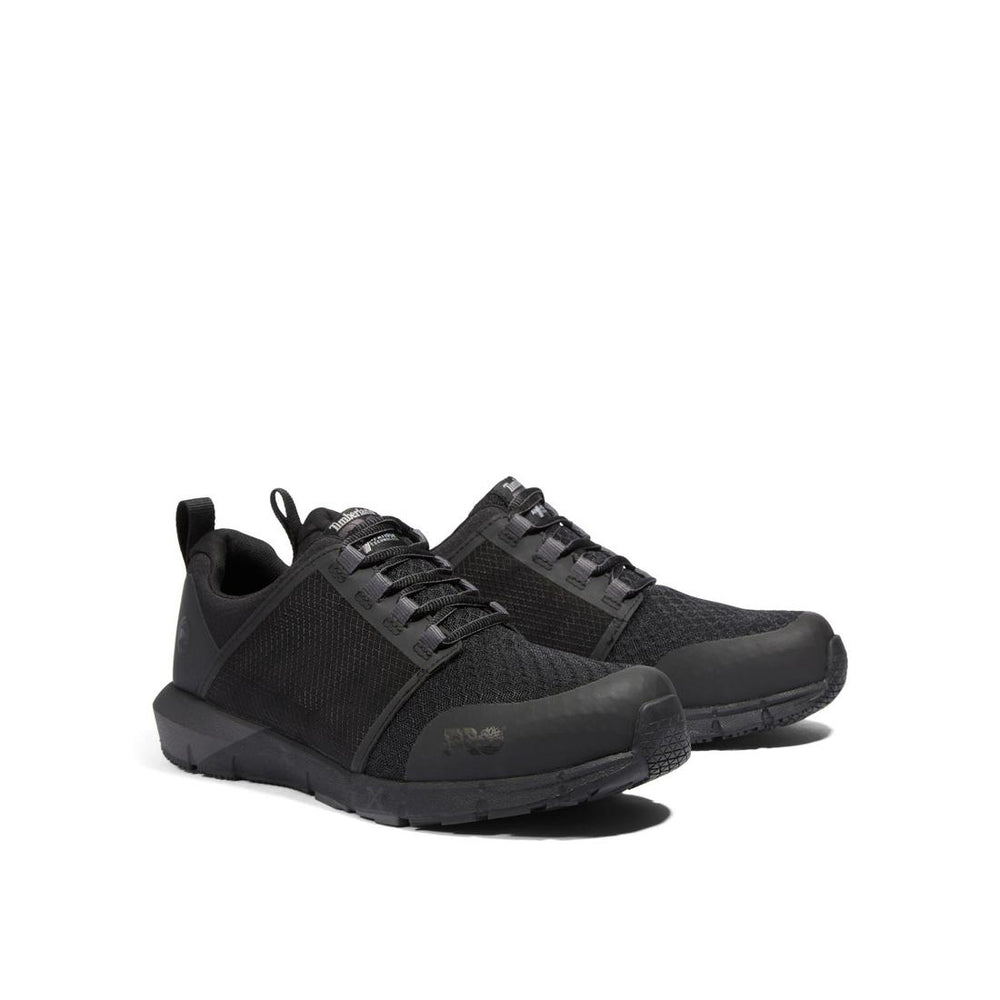 Timberland Pro Radius Composite-Toe Work Shoe Black Angled View