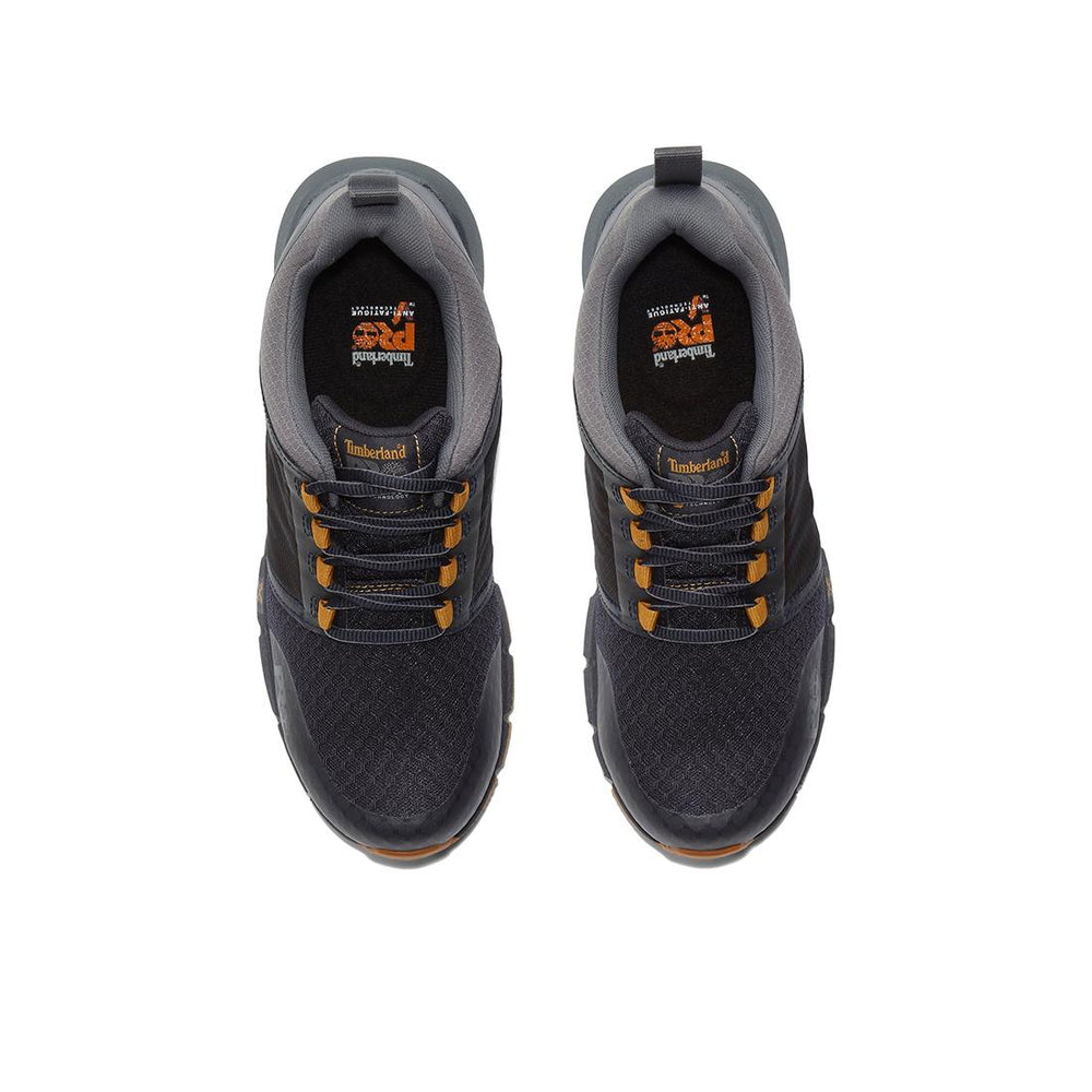 Timberland Pro Radius Composite-Toe Work Shoe Blue Grey Front-upper View