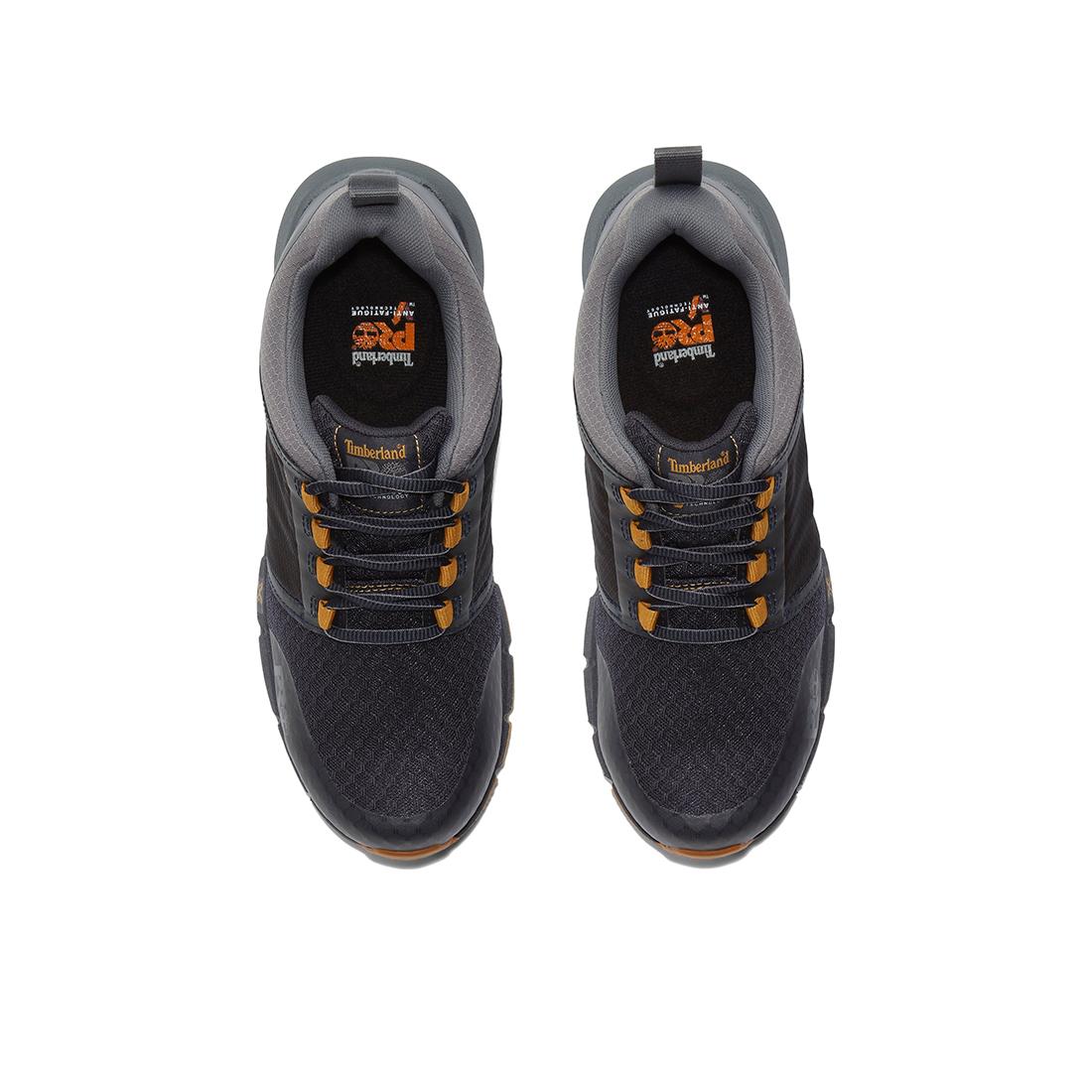 Timberland Pro Radius Composite-Toe Work Shoe Blue Grey Front-upper View