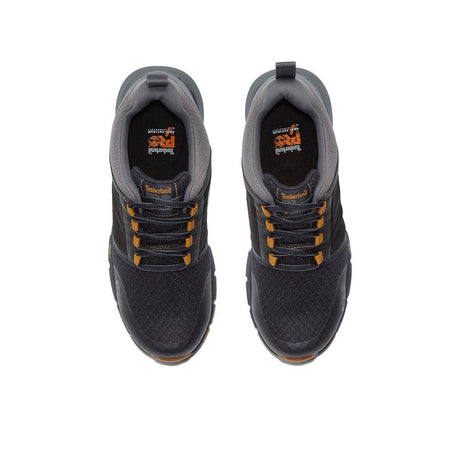 Timberland Pro Radius Composite-Toe Work Shoe Blue Grey Front-upper View