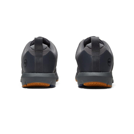 Timberland Pro Radius Composite-Toe Work Shoe Blue Grey Heel-Back View