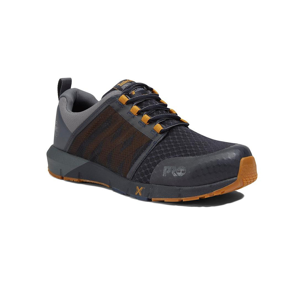 Timberland Pro Radius Composite-Toe Work Shoe Blue Grey Medial View