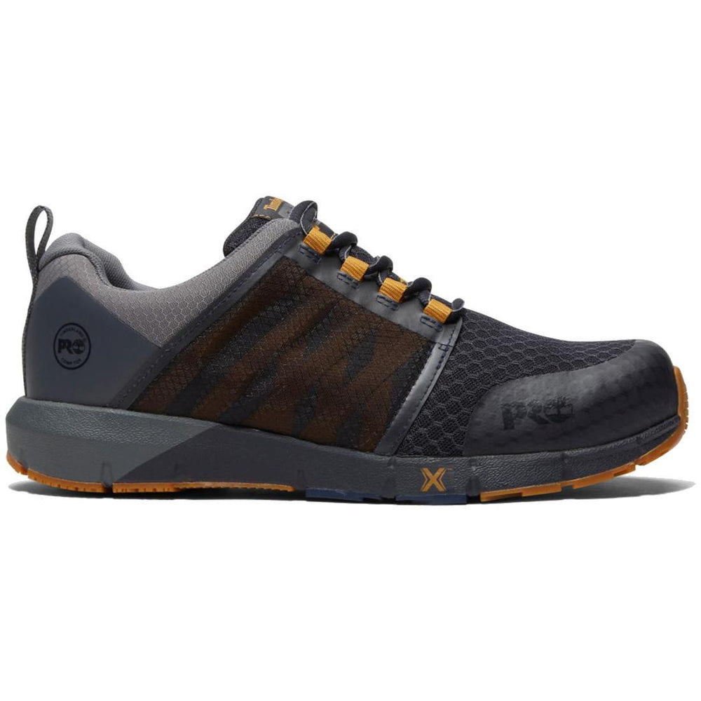 Timberland Pro Radius Composite-Toe Work Shoe Blue Grey Profile View