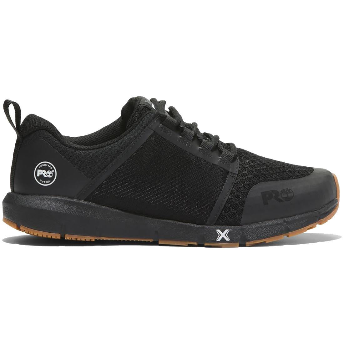 Timberland Pro Radius Soft-Toe Shoe Black Profile View