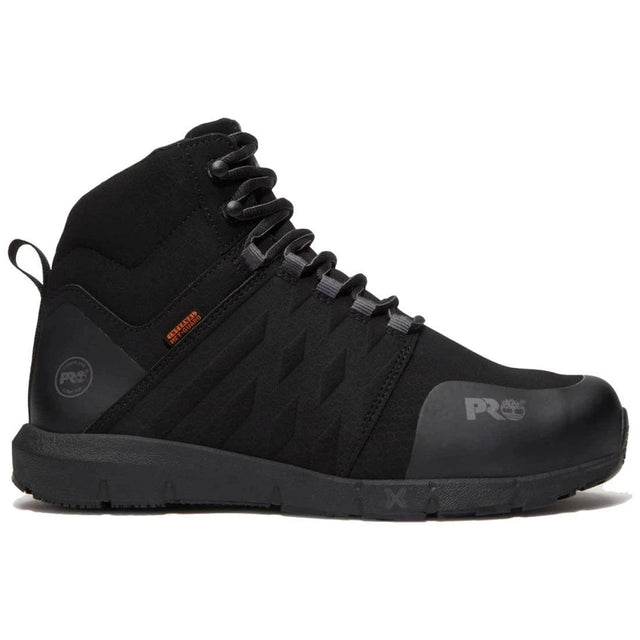 Timberland Pro Radius Mid Img Composite-Toe Work Boot Mid Black Profile View
