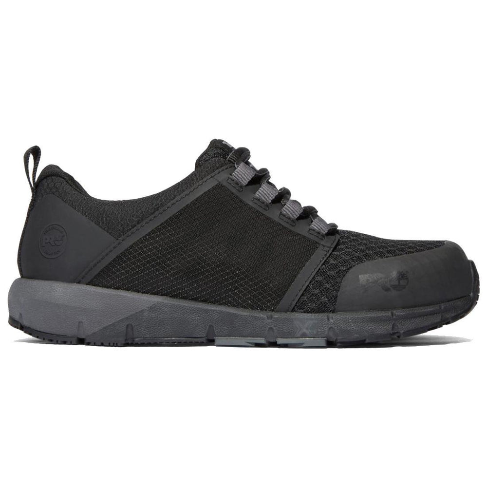Timberland Pro Women's Radius Composite-Toe Work Shoe Black Profile View