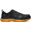 Timberland Pro Reaxion Composite-Toe Work Shoe Black\Orange Profile View