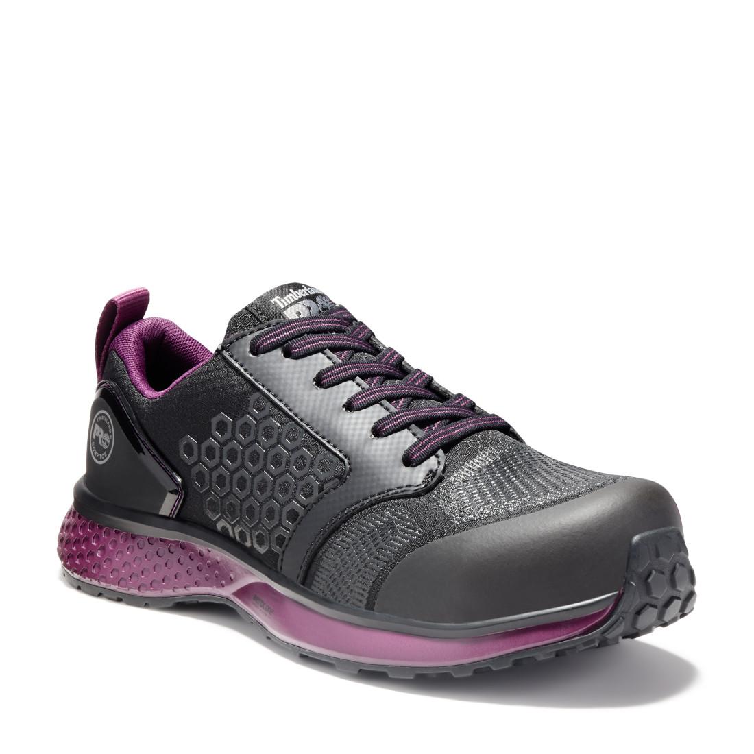 Timberland Pro Reaxion Women’s Composite Toe Work Shoes – Black Medial View