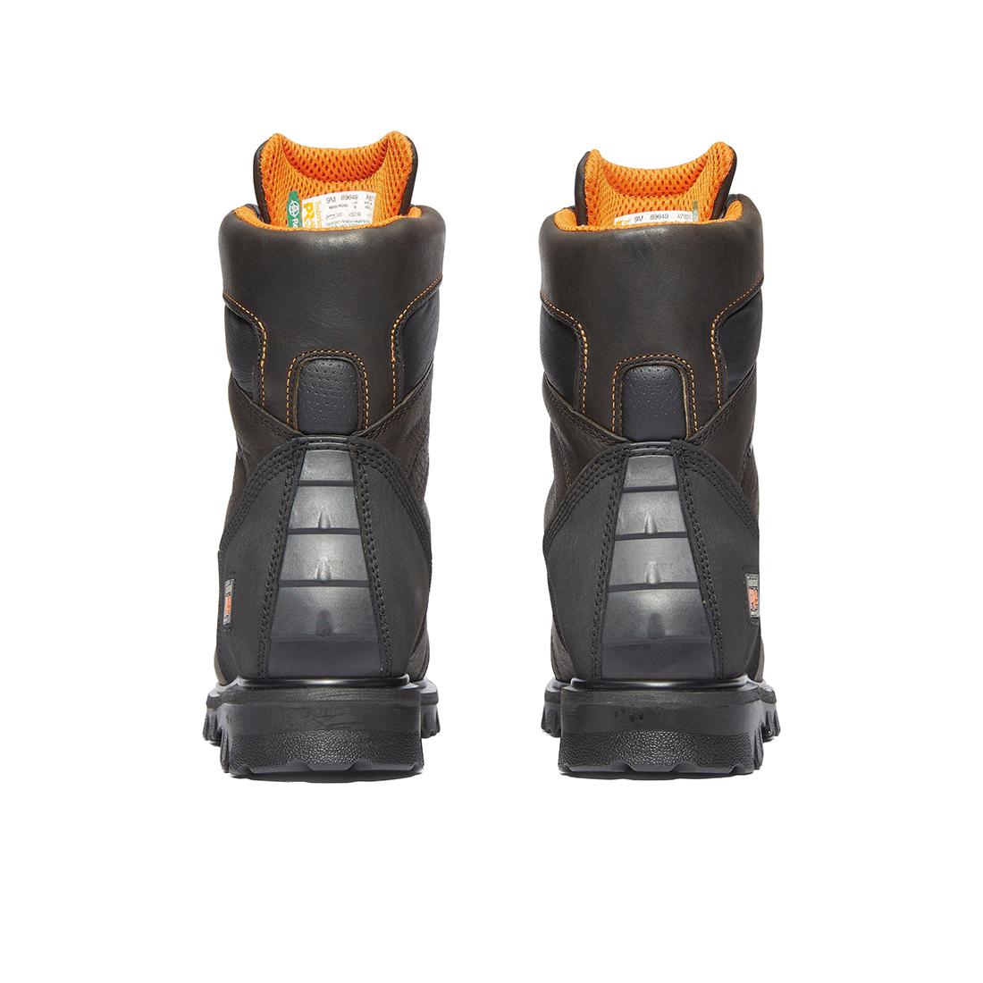 Timberland Pro Rigmaster Img 8-Inch Waterproof Alloy-Toe Work Boot Brown Heel-Back View