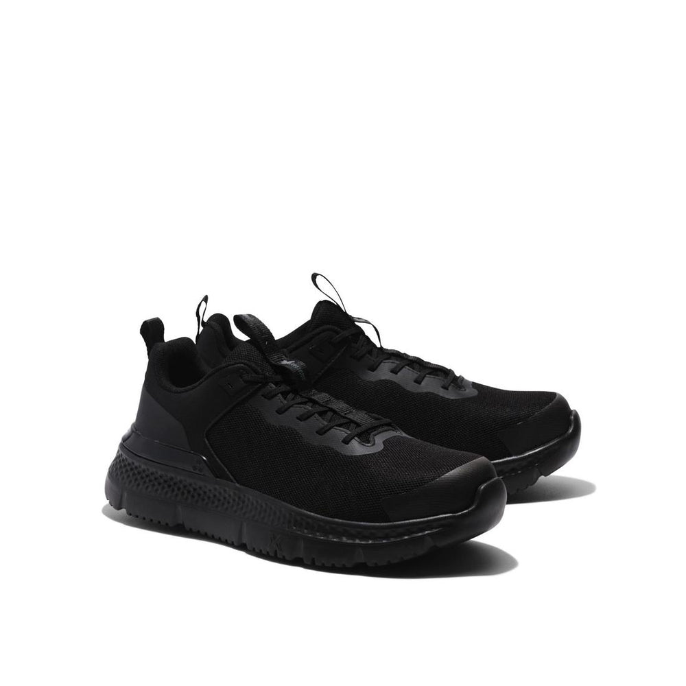 Timberland Pro Setra Composite-Toe Work Shoe Black Angled View