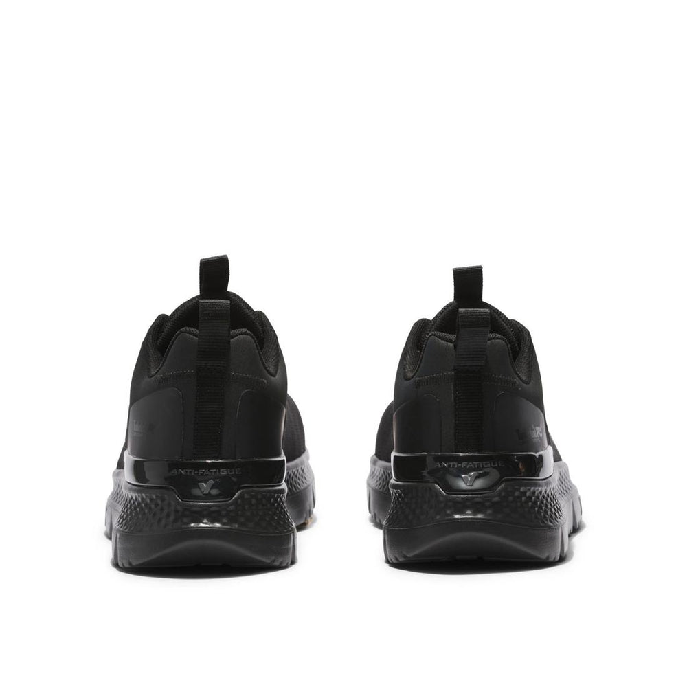 Timberland Pro Setra Composite-Toe Work Shoe Black Heel-Back View