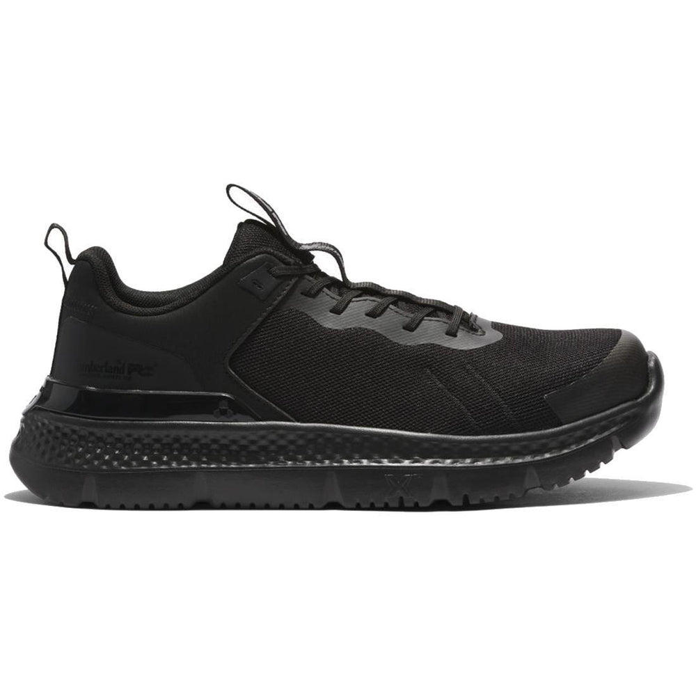 Timberland Pro Setra Composite-Toe Work Shoe Black Profile View