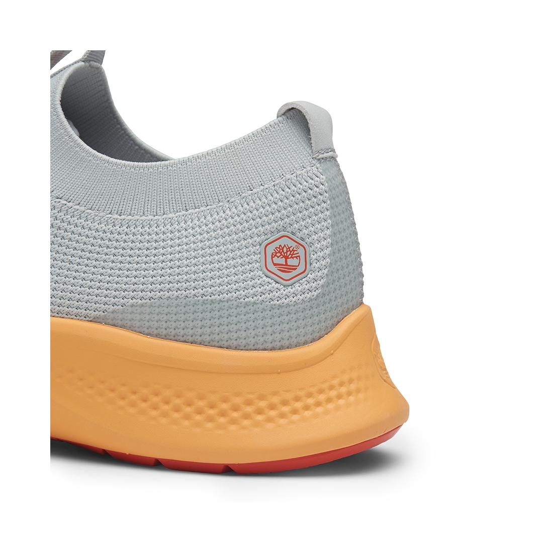 Timberland Pro Women's Solace Slipon Knit Work Shoe Grey/Orange View