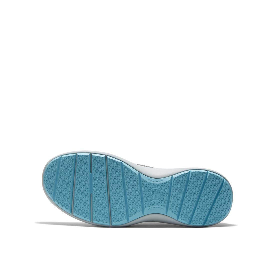 Timberland Pro Women's Solace Soft-Toe Slip-On Shoe Grey Sole View