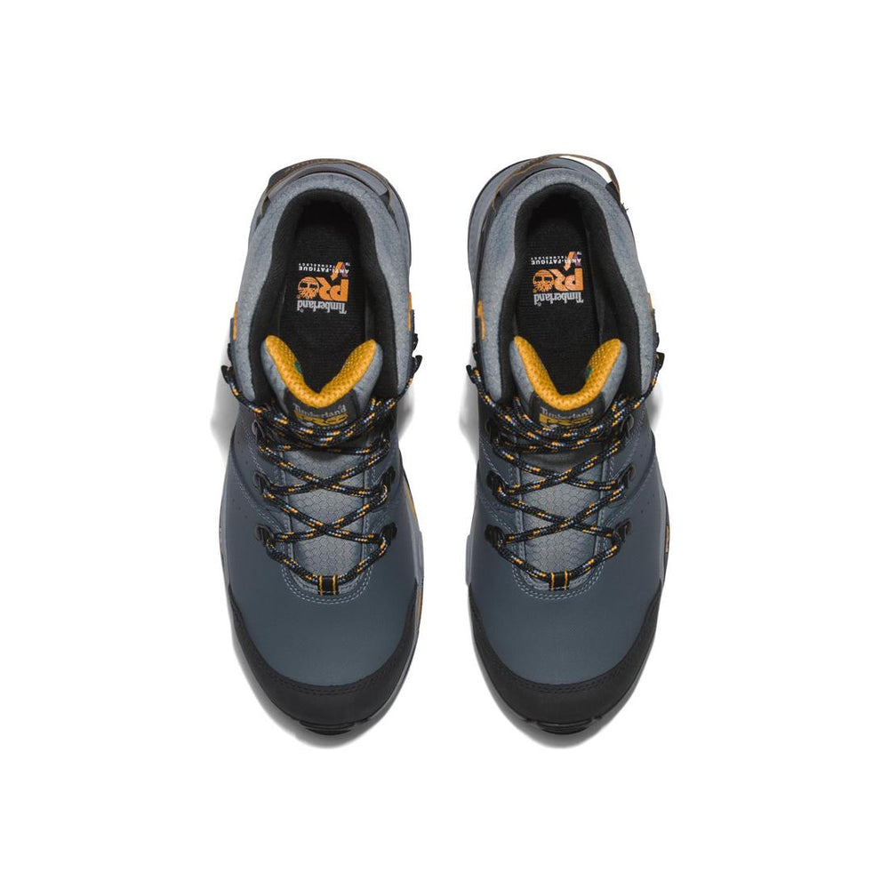 Timberland Pro Switchback 6 Inch Composite-Toe Waterproof Work Boot Gray Front-upper View