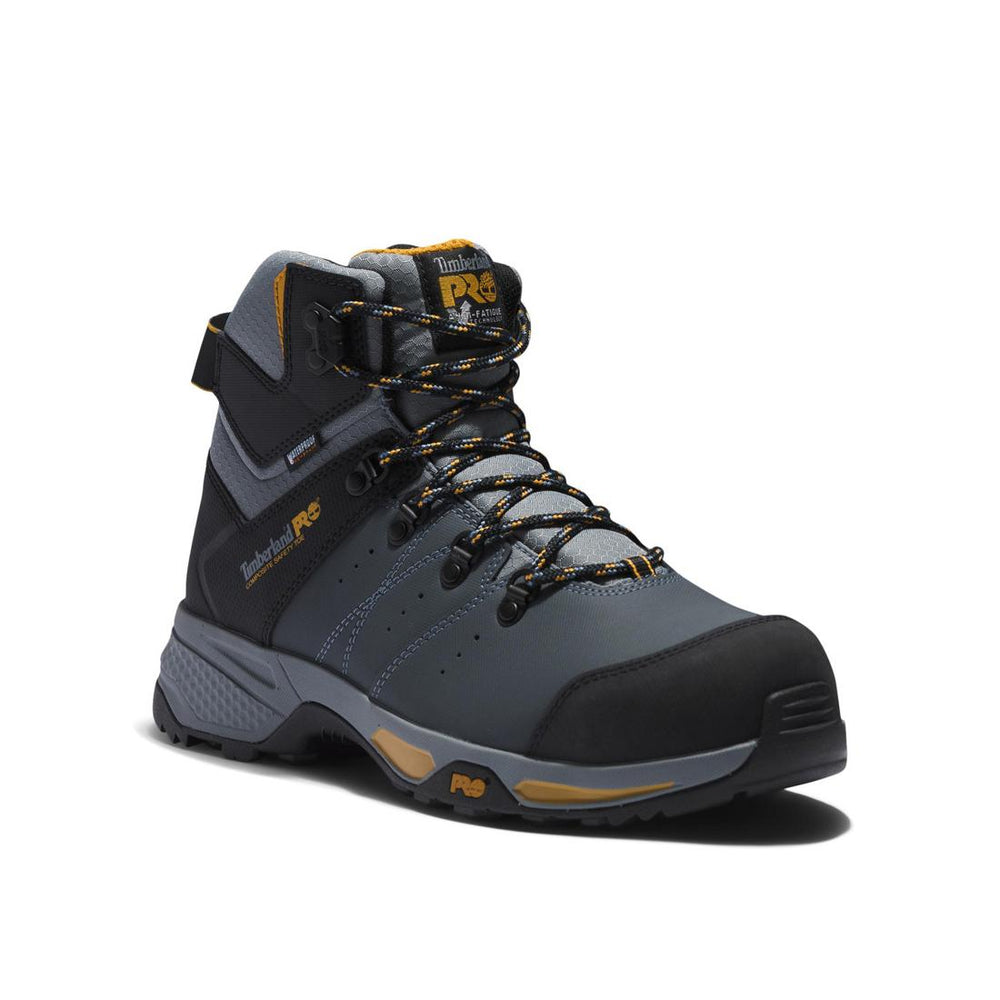 Timberland Pro Switchback 6 Inch Composite-Toe Waterproof Work Boot Gray Medial View