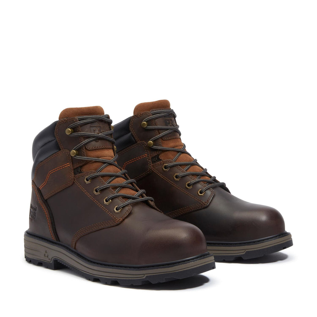 Timberland Pro Tasker 6 Inch Alloy Toe Work Boots Brown A416G lateral image
