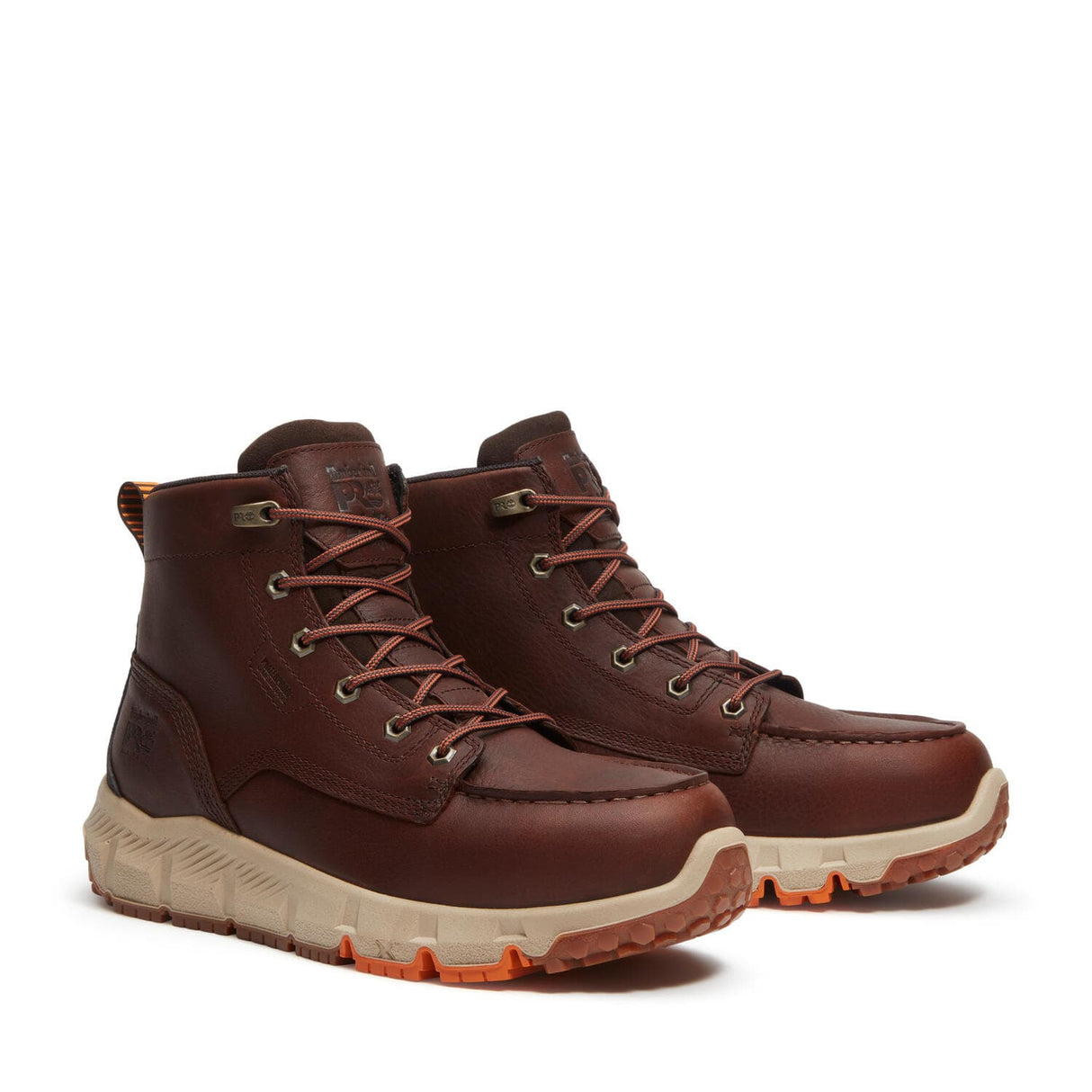Timberland Pro Tempe 6 Inch Alloy Toe Waterproof Work Boots Brown A5TME lateral image