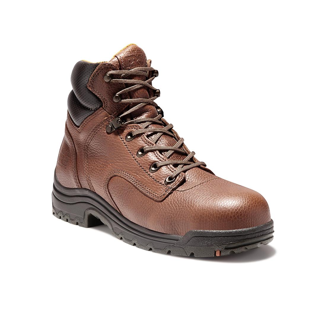 Timberland Pro Titan® 6-Inch Alloy-Toe Work Boot Brown Medial View