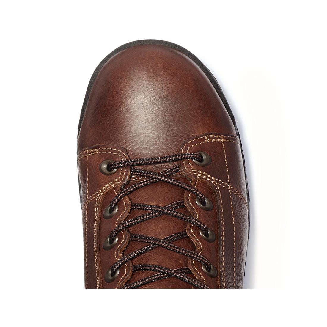 Timberland Pro Titan® Lace To Toe 6-Inch Alloy-Toe Work Boot Brown Front-upper View