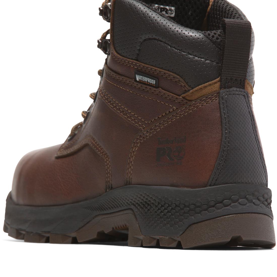 Timberland Pro Titan EV Women’s Waterproof Composite Toe Insulated Work Boots – Coffee Brown View