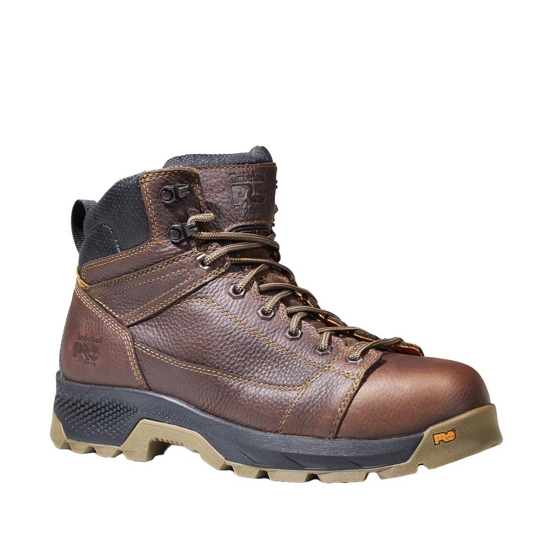 Timberland Pro Titan EV Waterproof Composite Toe Work Boots – Dark Brown View