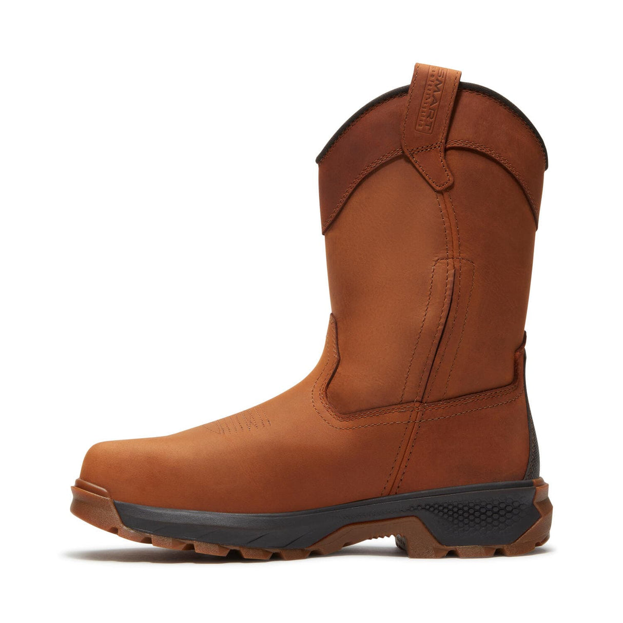 Timberland Pro Titan EV Composite Toe Pull On Work Boots Brown A435G medial image