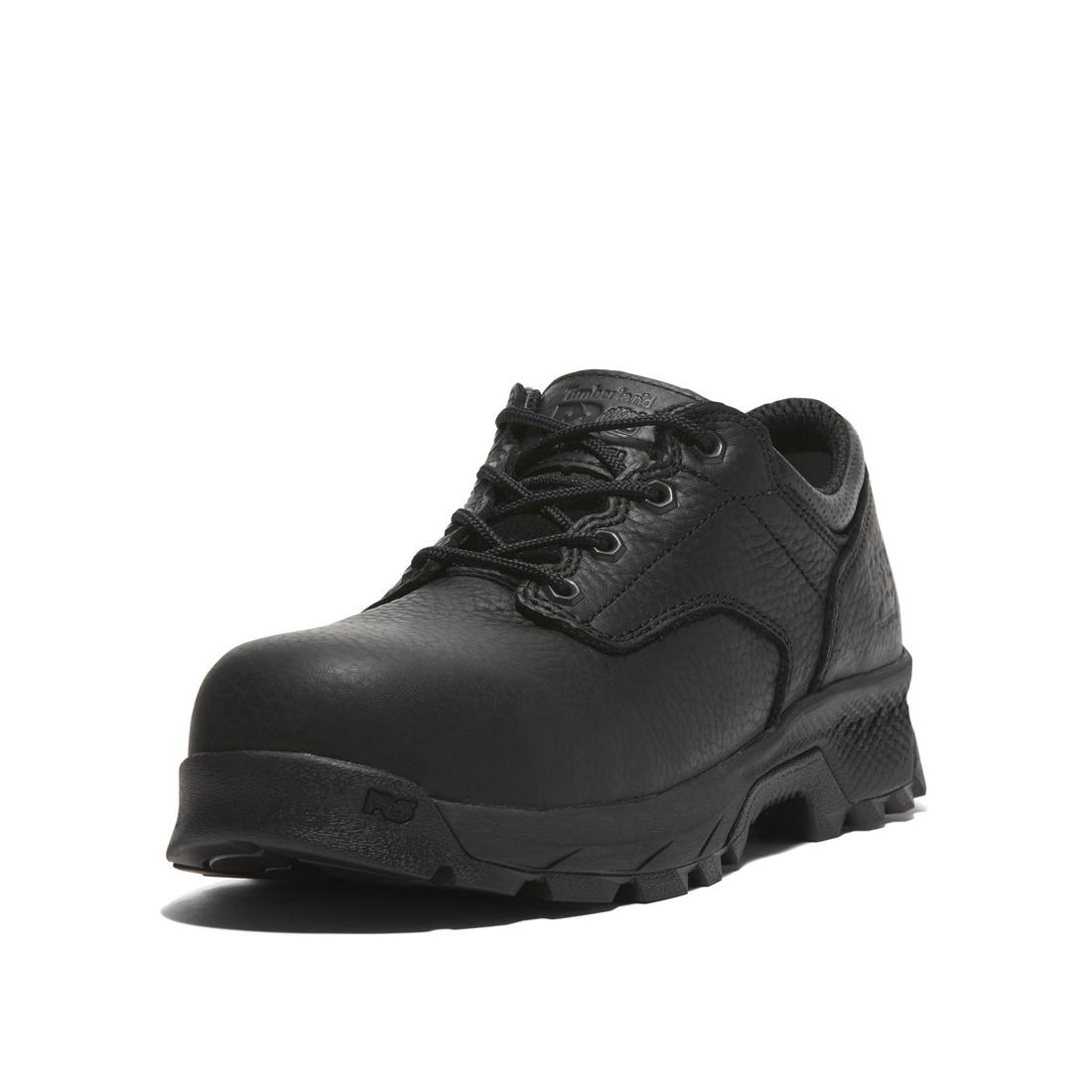 Timberland Pro Titan Ev Composite-Toe Oxford Work Shoe Black Detail View