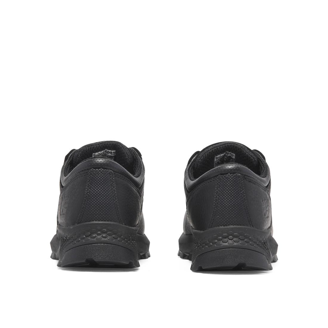 Timberland Pro Titan Ev Composite-Toe Oxford Work Shoe Black Heel-Back View