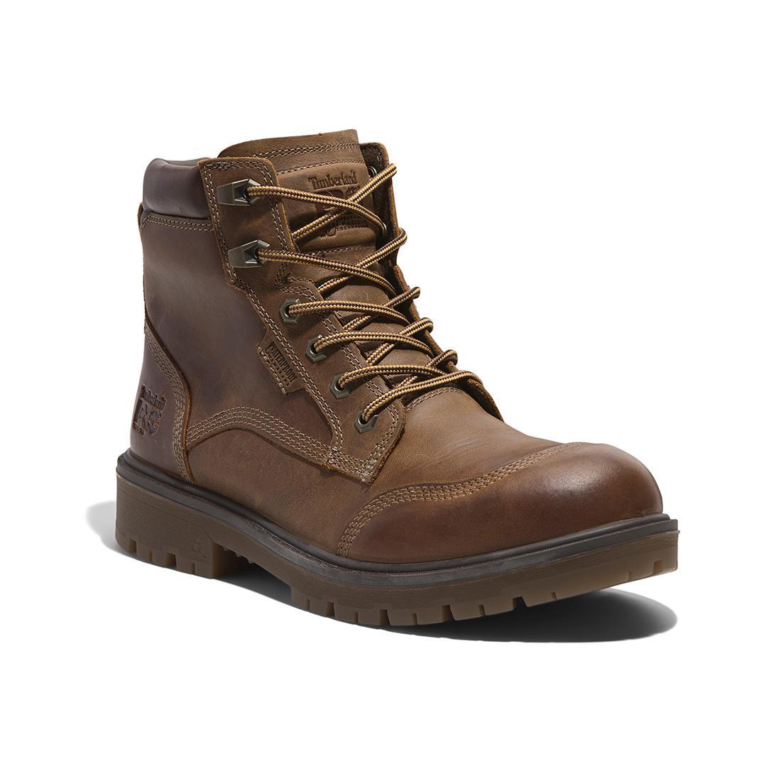 Timberland Pro Whitman 6-Inch Waterproof Full Grain Boot Medium Brown Medial View