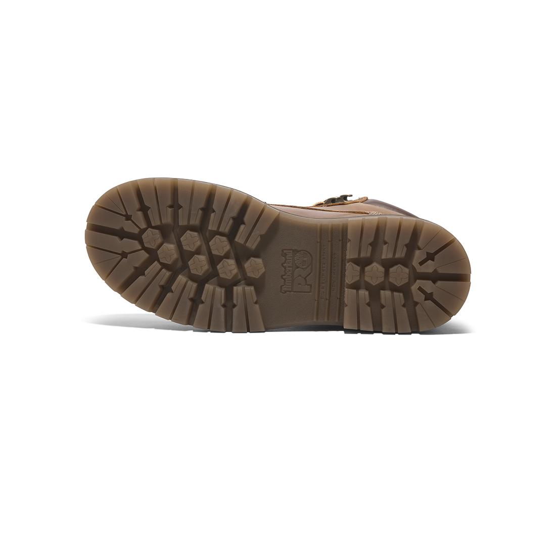 Timberland Pro Whitman 6-Inch Waterproof Full Grain Boot Medium Brown Sole View