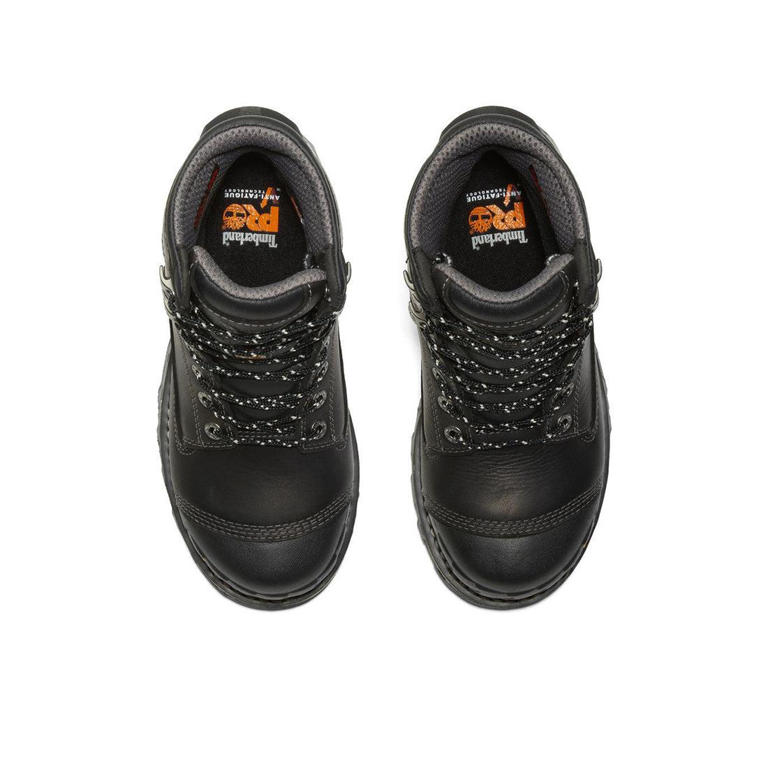 Timberland Pro Women's Boondock 8-Inch Waterproof Composite-Toe Work Boot Fp Ins Csa 200G Black/Grey Front-upper View