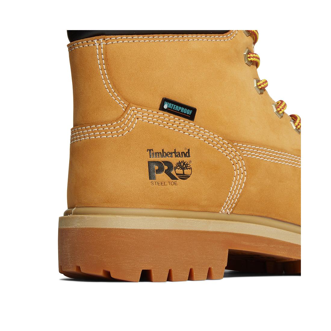 Timberland Pro Women's Direct Attach 6-Inch Waterproof Steel-Toe Work Boot Ins 200G Wheat View