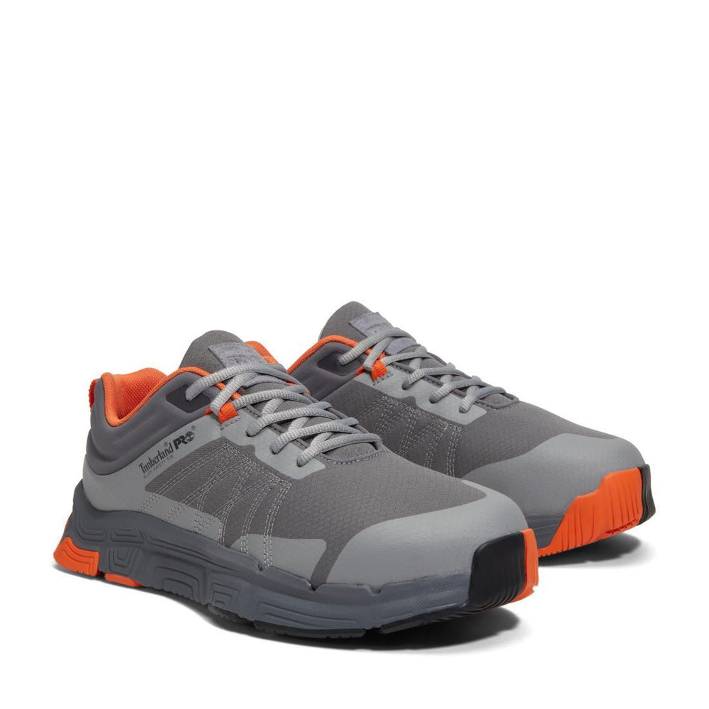 Timberland Pro XR-1 Alloy Toe Work Shoes Grey Front-upper View