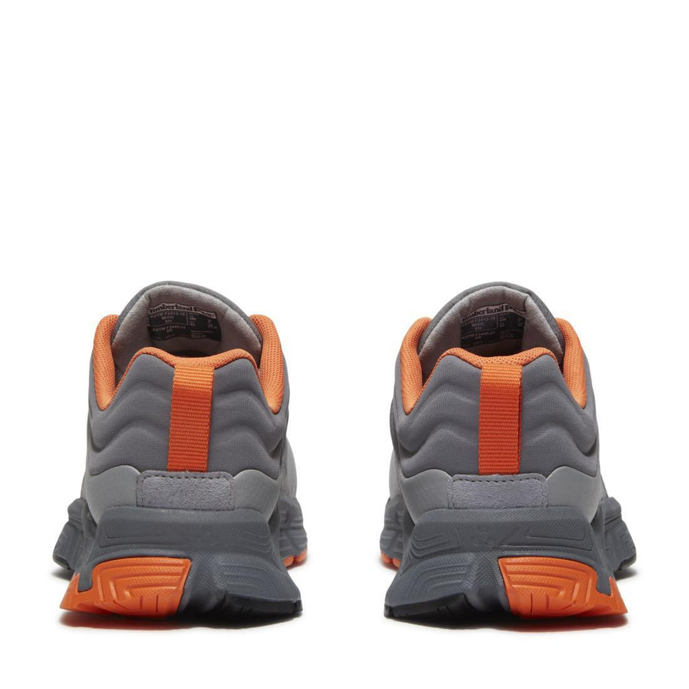 Timberland Pro XR-1 Alloy Toe Work Shoes Grey Heel-Back View