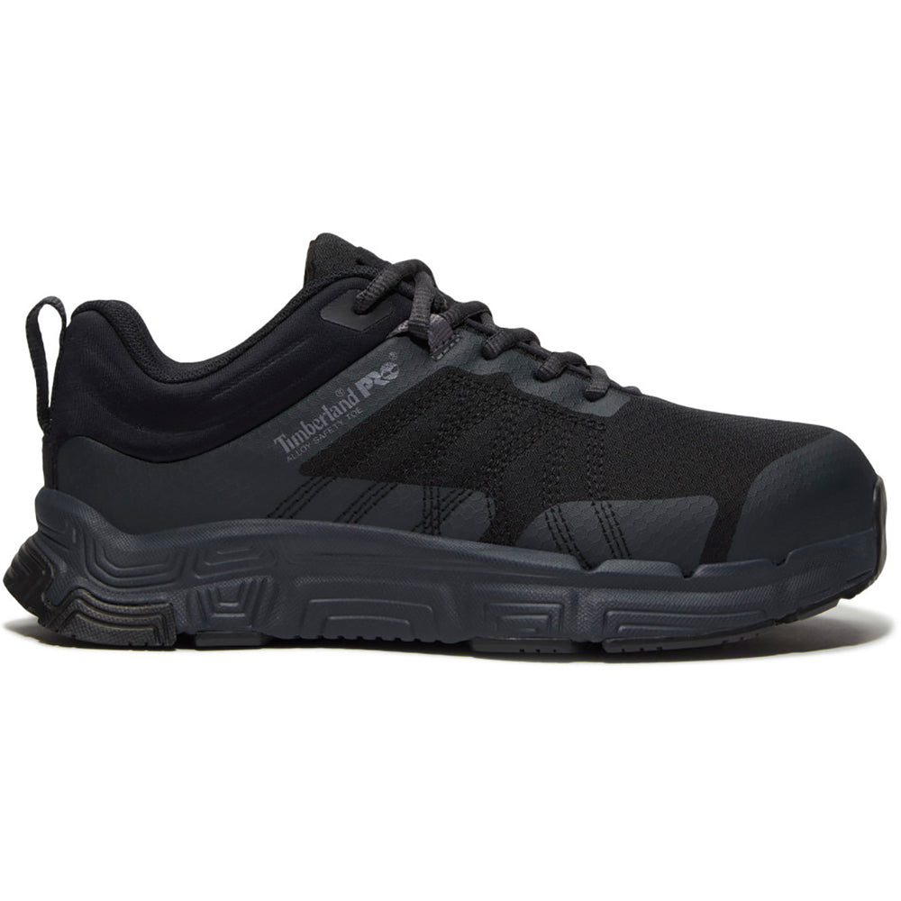 Timberland Pro XR-1 Women’s Alloy Toe Work Shoes Black Profile View