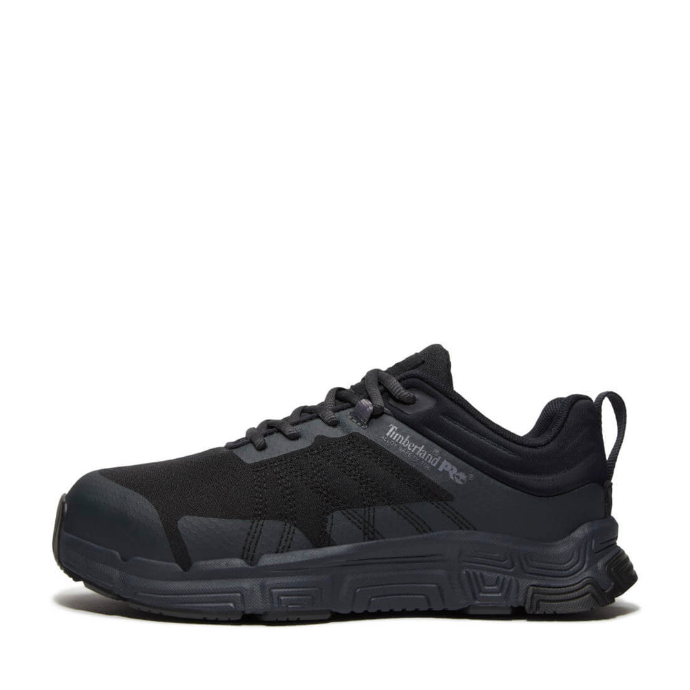 Timberland Pro XR-1 Women’s Alloy Toe Work Shoes Bllack Side View