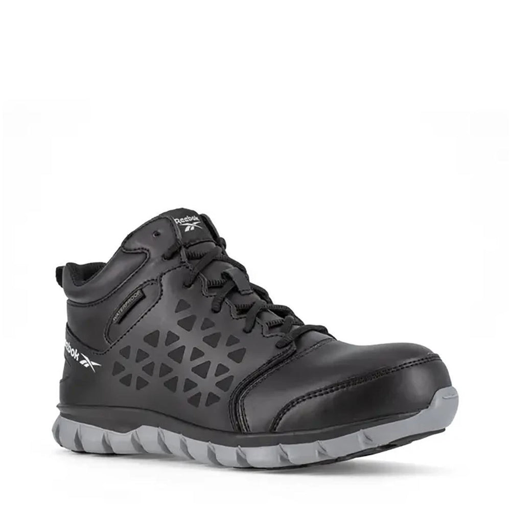 Sublite Cushion Composite-Toe Waterproof Mid-Cut Athletic Work Boot Black