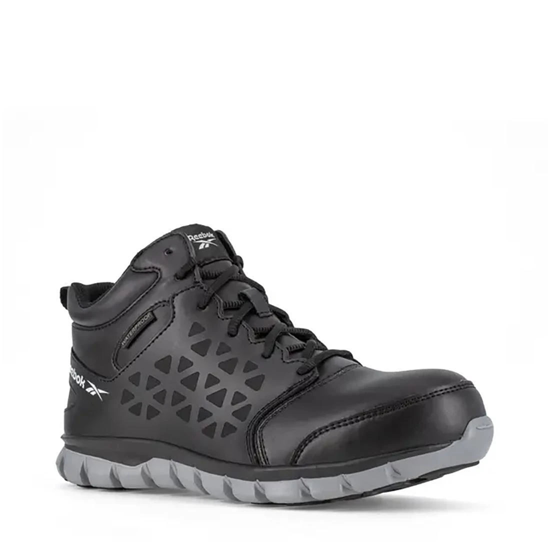 Sublite Cushion Composite-Toe Waterproof Mid-Cut Athletic Work Boot Black